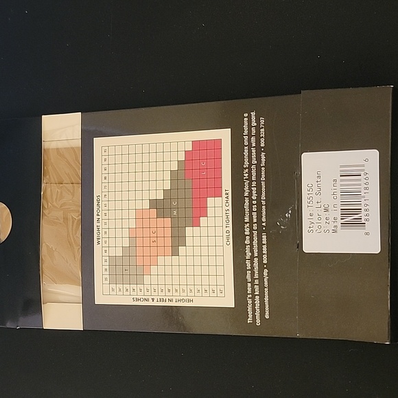 Theatricals convertible microfiber tights child medium - Picture 2 of 4